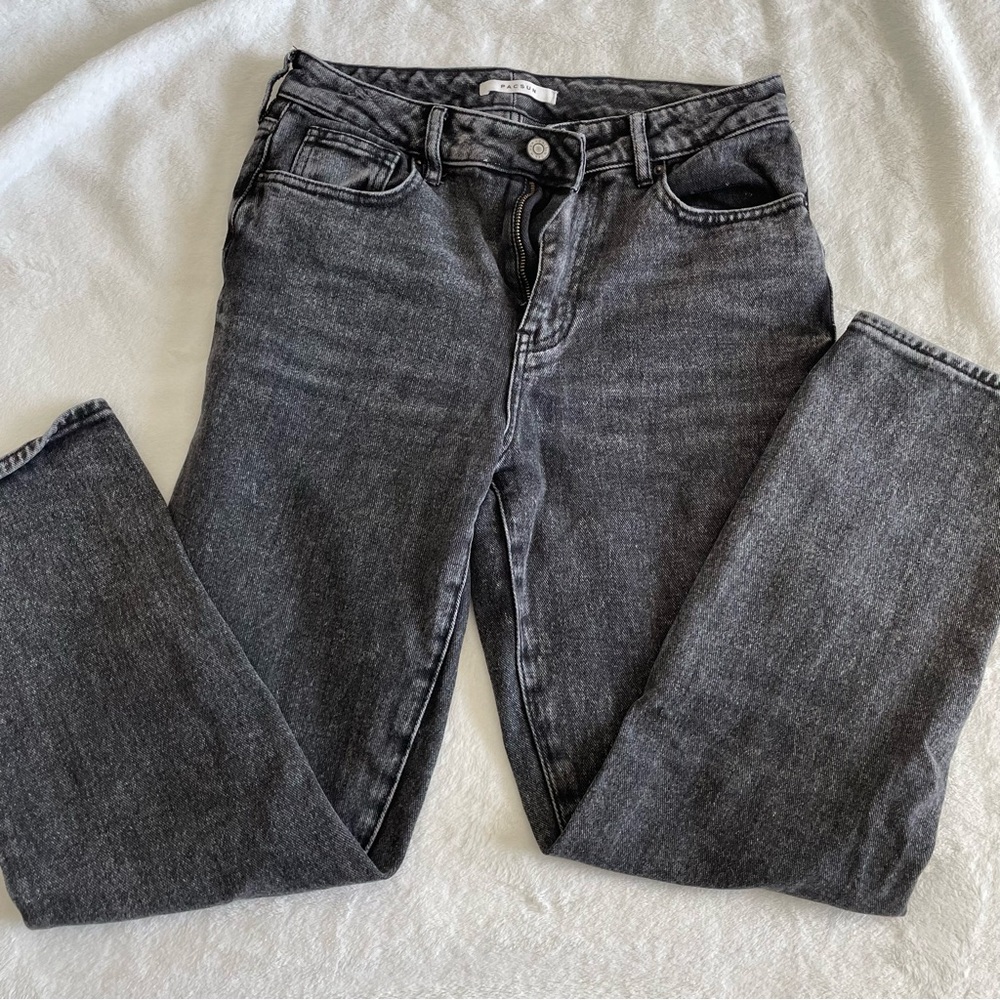 black acid wash pacsun jeans